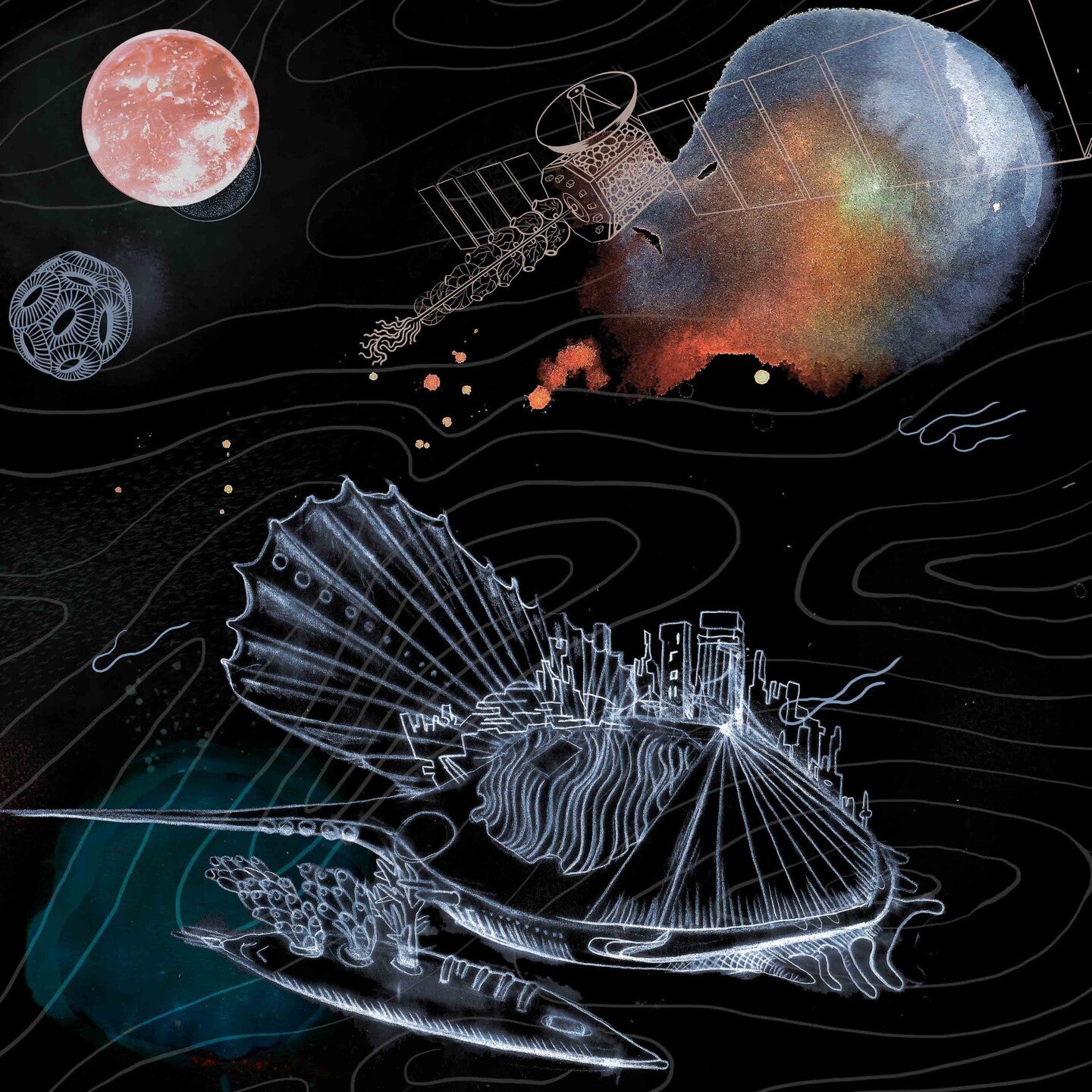 Pochette de : VAISSEAU MONDE - LE GRAND SBAM (VINYLE 33T)