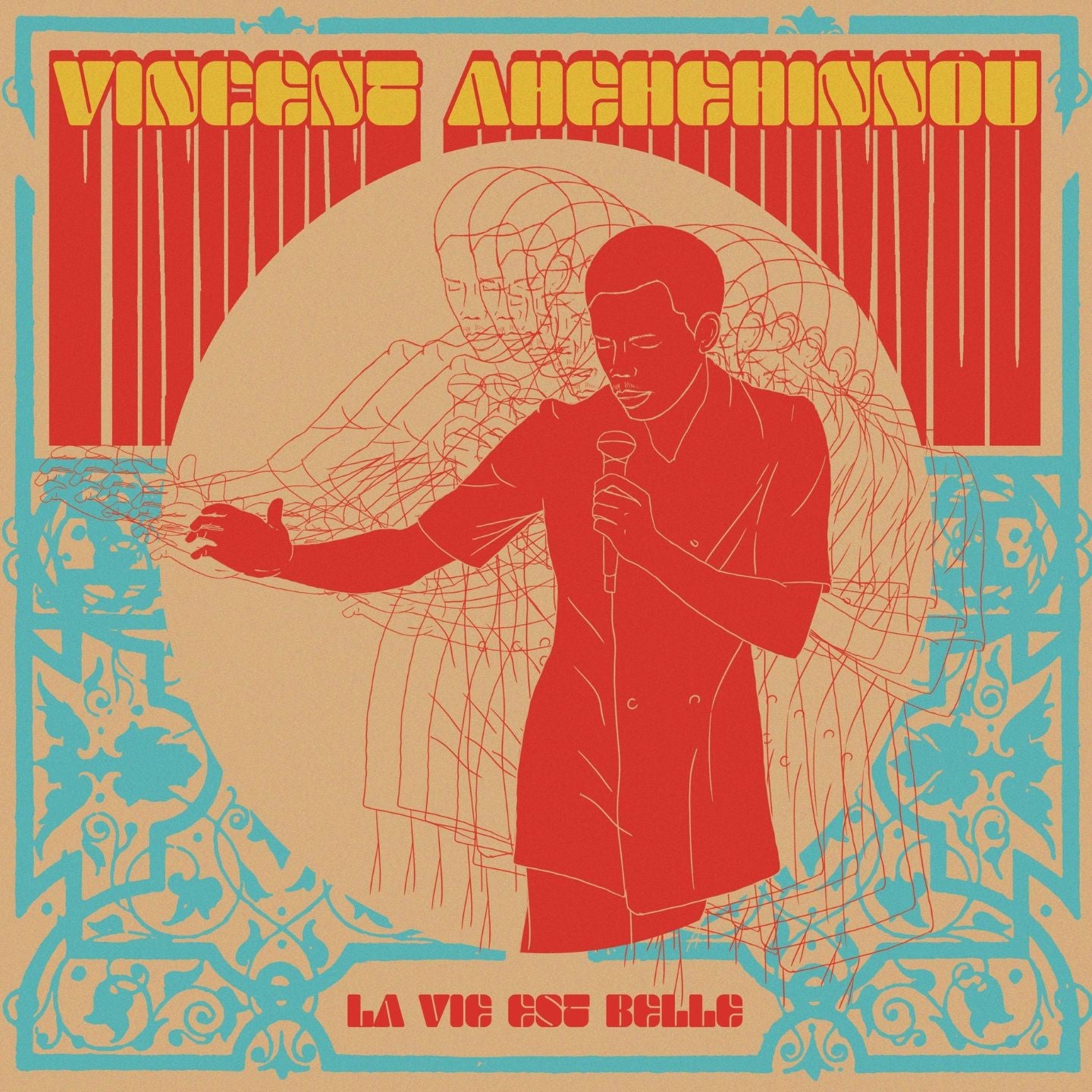Pochette de : LA VIE EST BELLE - VINCENT AHEHEHINNOU (VINYLE 33T)