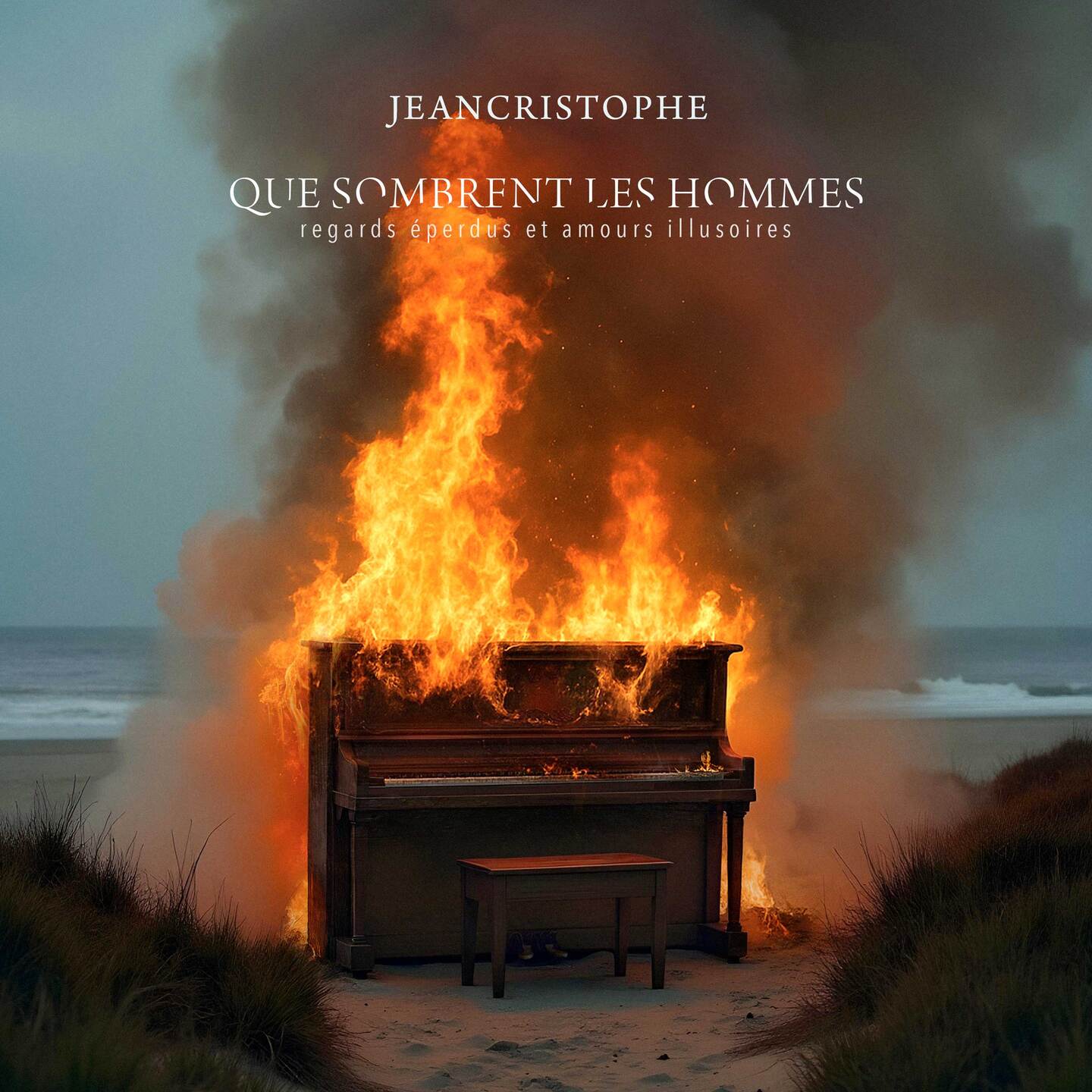 Pochette de : QUE SOMBRENT LES HOMMES (REGARDS ÉPERDUS ET AMOURS ILLUSOIRES) - JEANCRISTOPHE (CD)