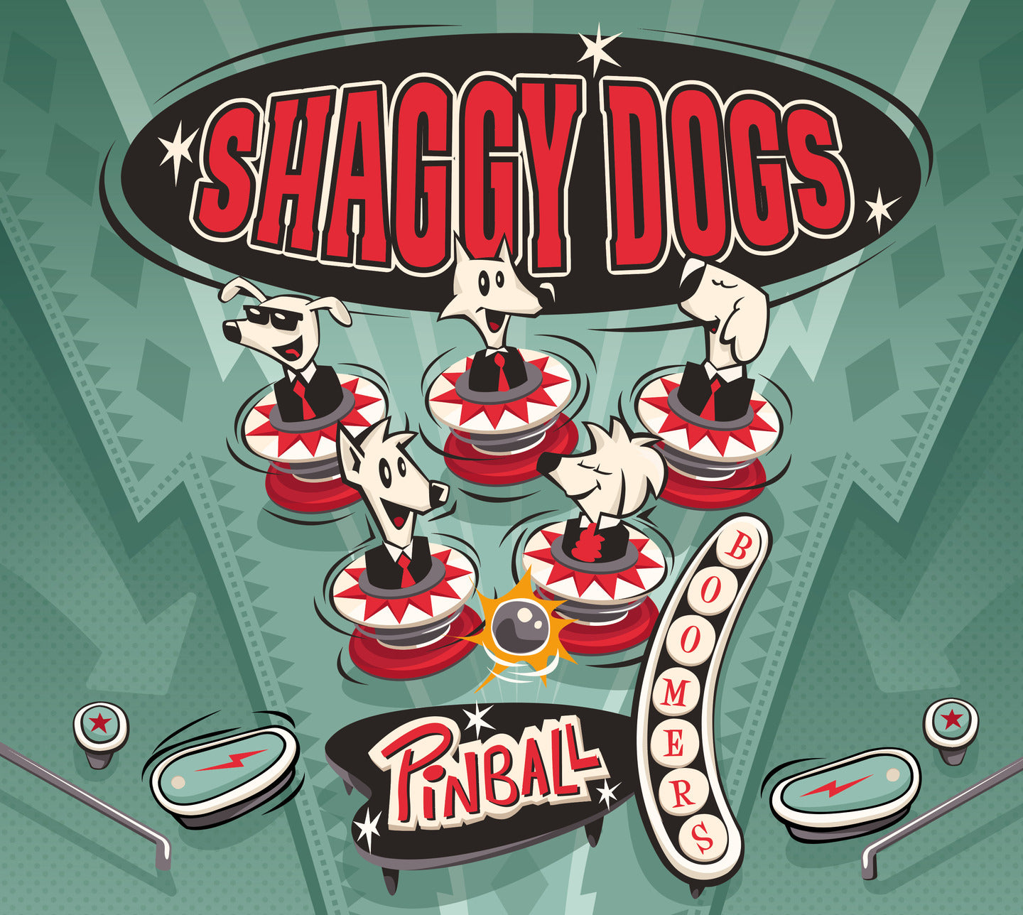 Pochette de : PINBALL BOOMERS - SHAGGY DOGS (CD)