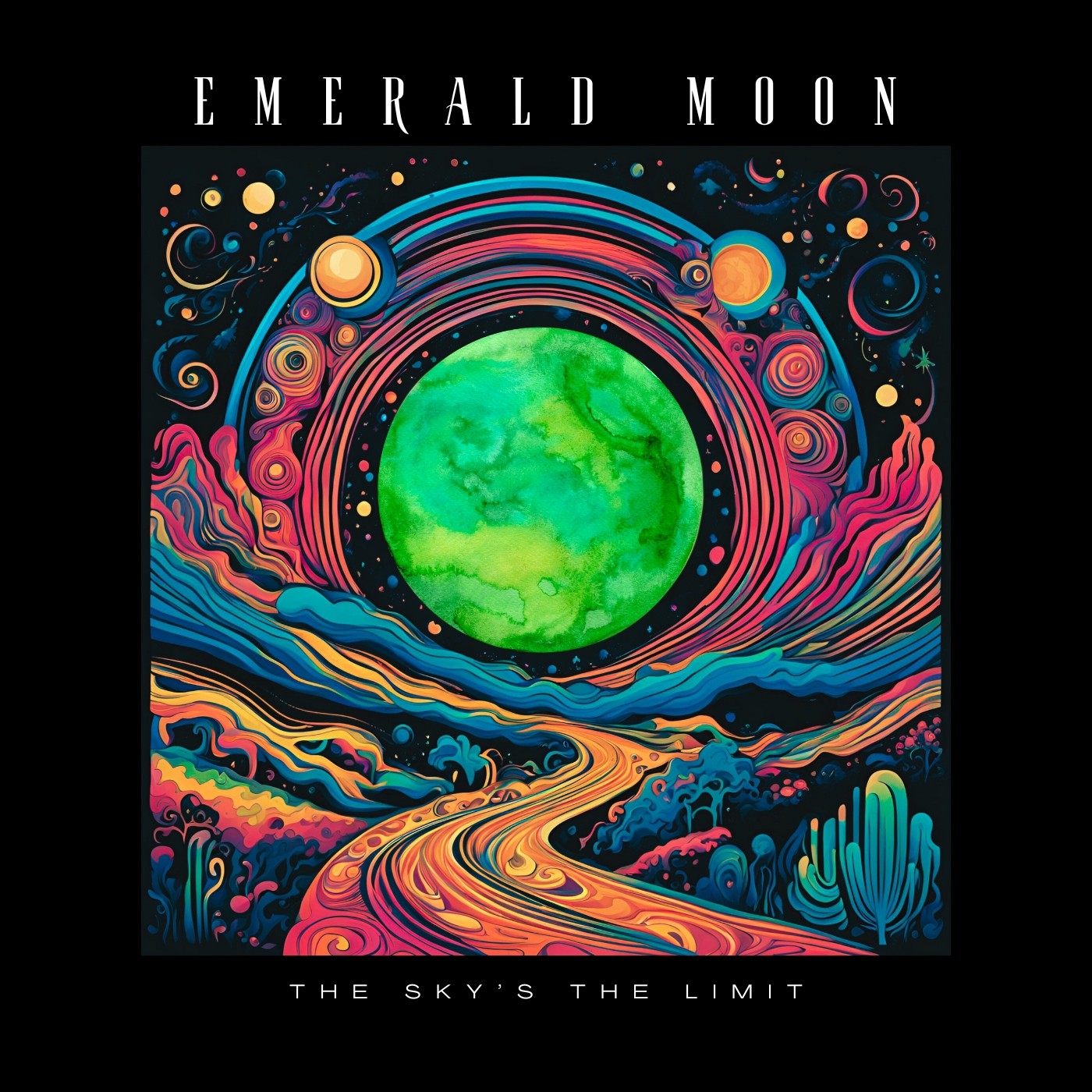 Pochette de : THE SKY'S THE LIMIT - EMERALD MOON (DOUBLE VINYLE 33T)