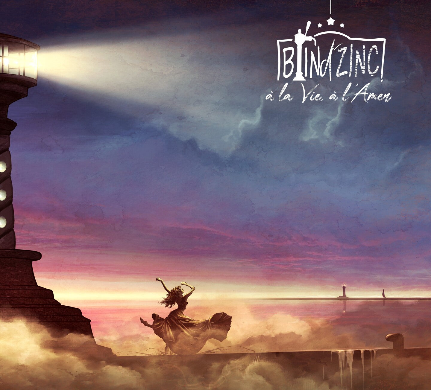Pochette de : À LA VIE, À L'AMER - BRIN D'ZINC (CD)