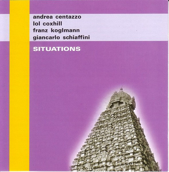 Pochette de : SITUATIONS - ANDREA CENTAZZO & LOL COXHILL (CD)