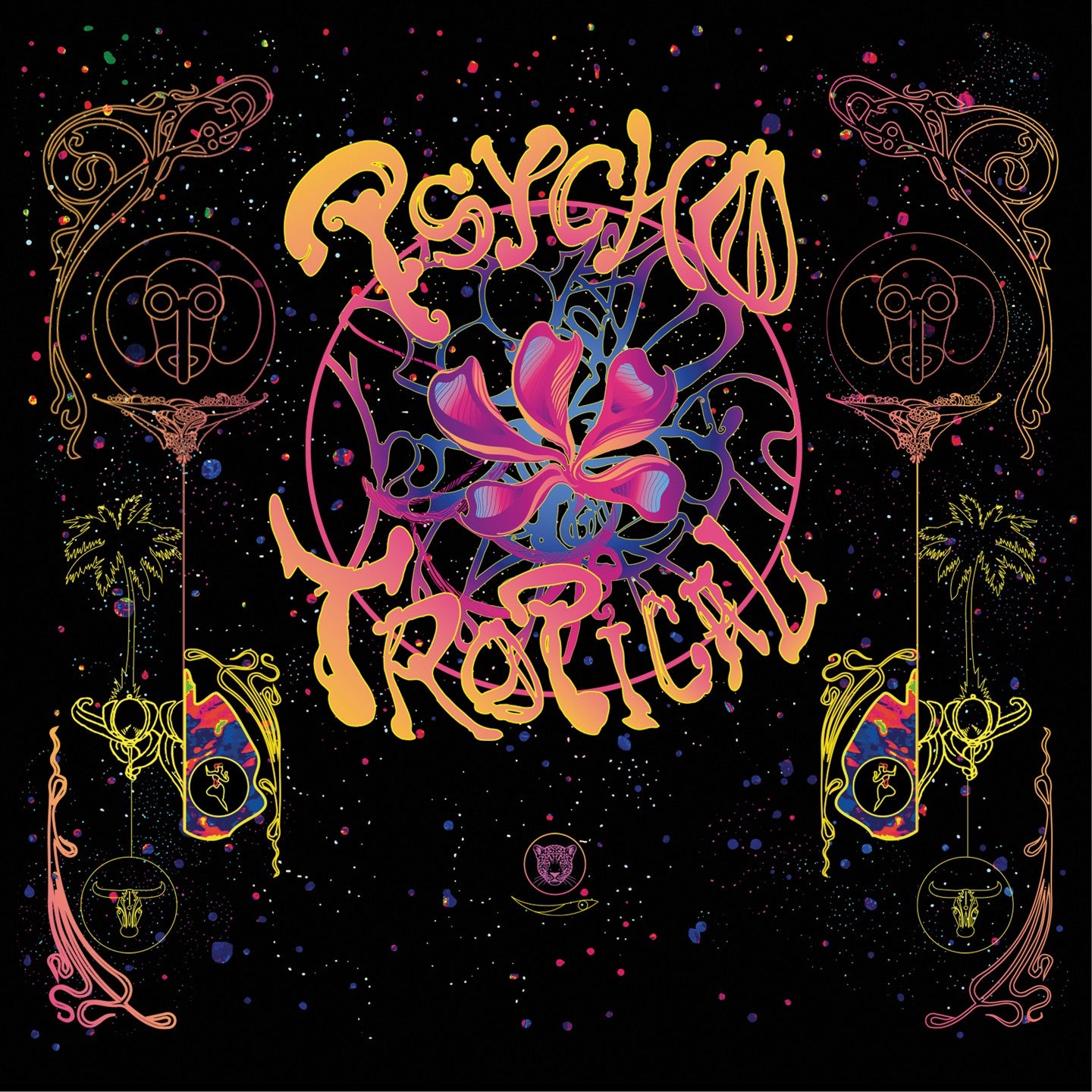 Pochette de : PSYCHOTROPICAL - LOS GUAYABO BROTHERS (VINYLE 33T)