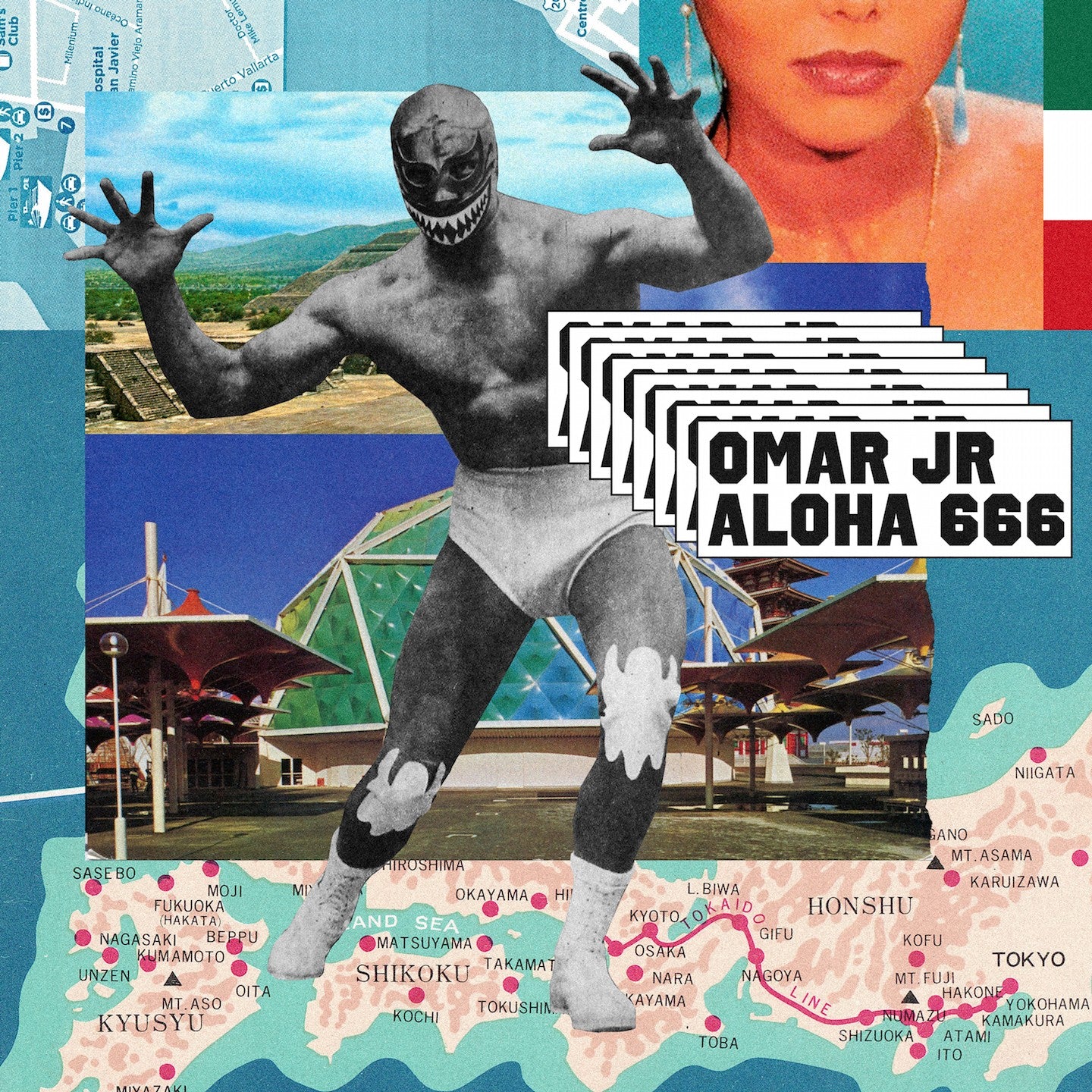 Pochette de : ALOHA 666 - OMAR JR (VINYLE 33T)