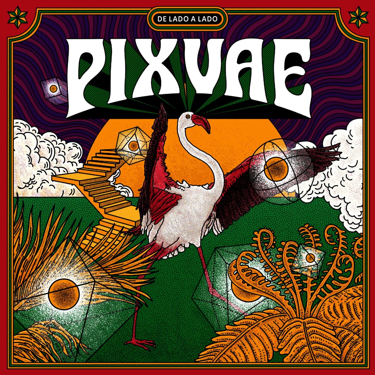 Pochette de : DE LADO A LADO - PIXVAE (VINYLE 33T)