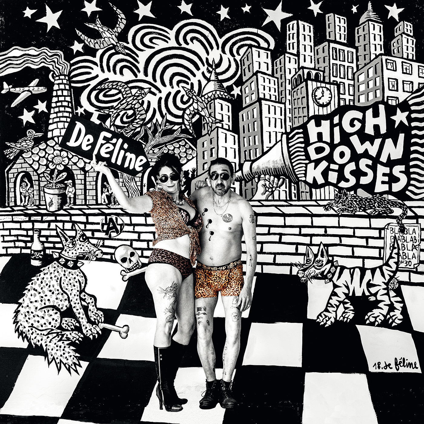 Pochette de : HIGH DOWN KISSES (VN) - DE FÉLINE (33T)