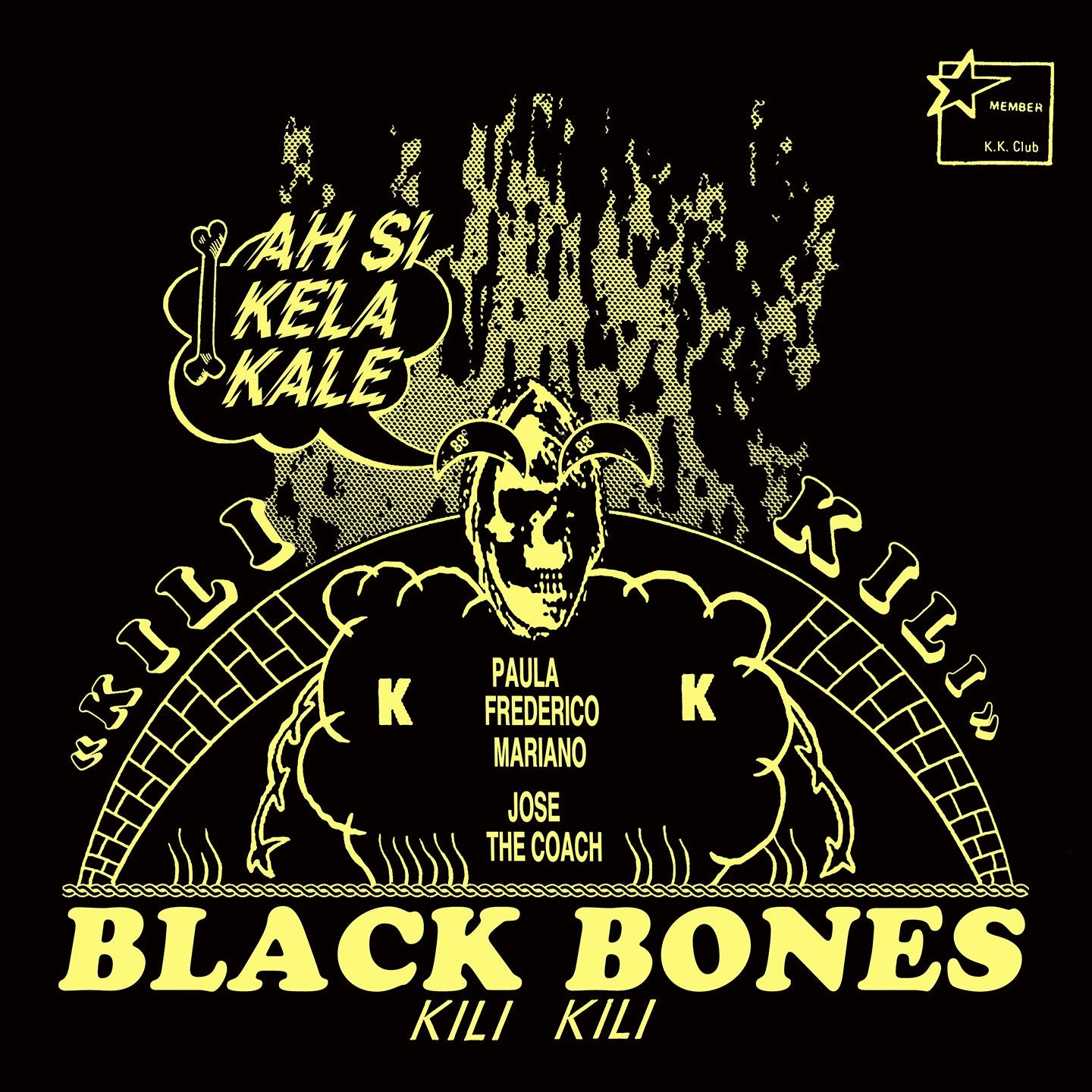 Pochette de : KILI KILI - BLACK BONES (CD)