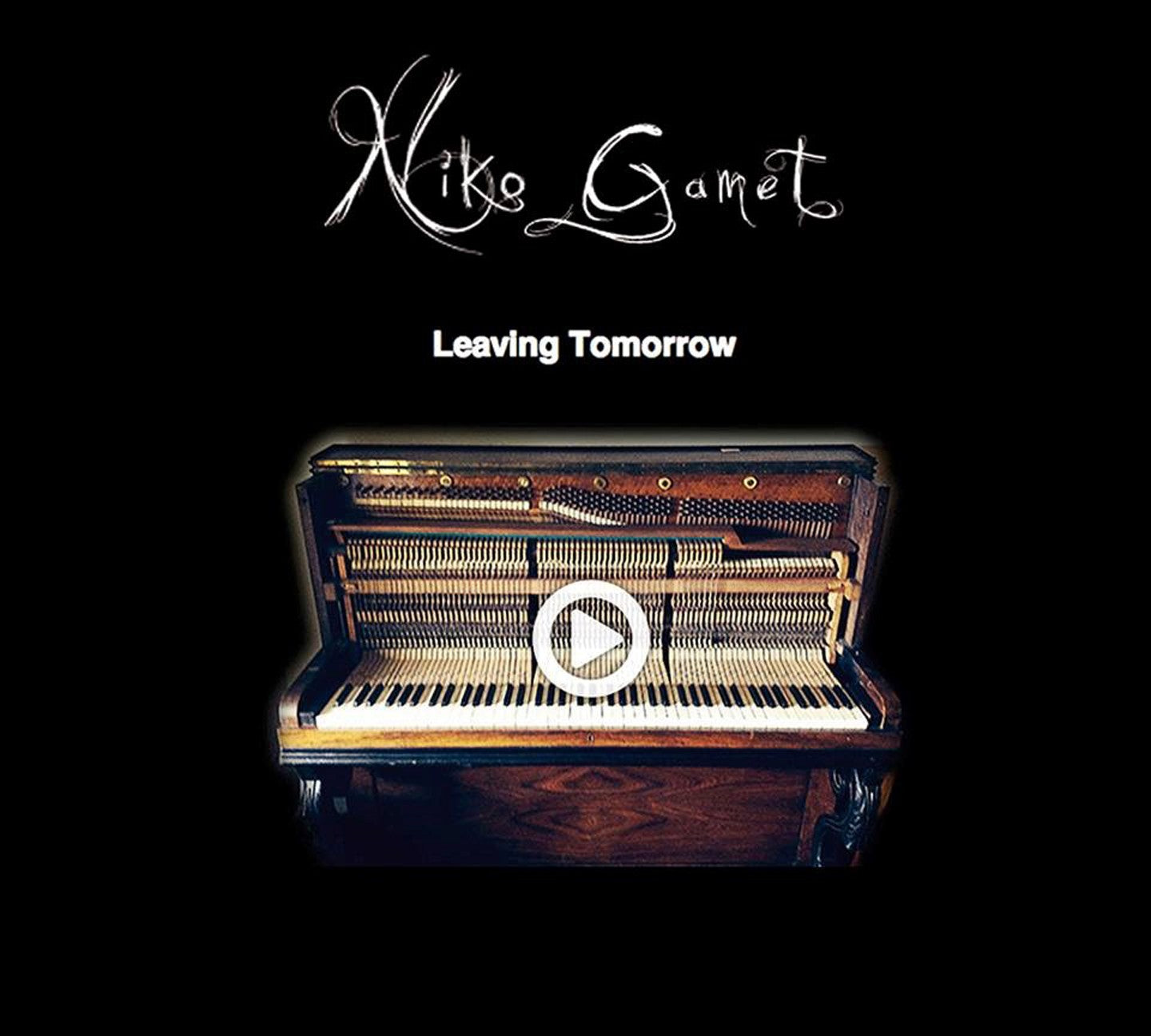 Pochette de : LEAVING TOMORROW - NIKO GAMET (CD)