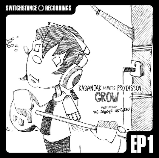 Pochette de : GROW EP1 - KABANJAK MEETS PROTASSOV (33T)