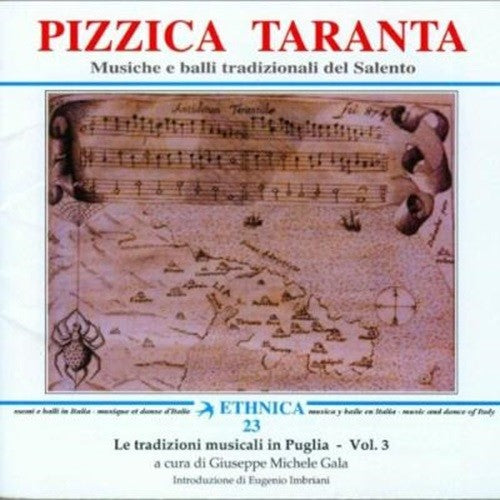 Pochette de :  MUSICHE DEL SALENTO  - PIZZICA TARANTA (CD)
