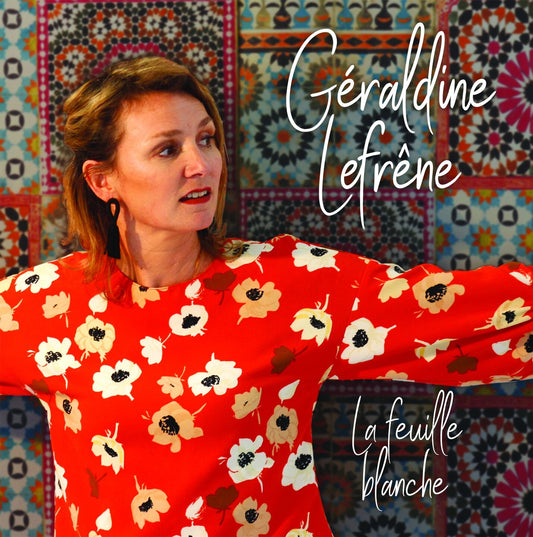 Pochette de : LA FEUILLE BLANCHE - GÉRALDINE LEFRENE (CD)