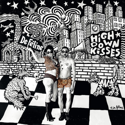 Pochette de : HIGH DOWN KISSES (VN) - DE FÉLINE (VINYLE 33T)