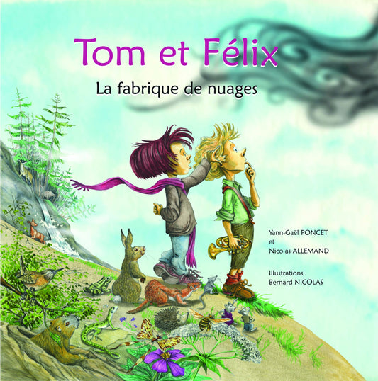 Pochette de : LA FABRIQUE DE NUAGES - YANN-GAEL PONCET & NICOLAS ALLEMAND (LIVRE CD)