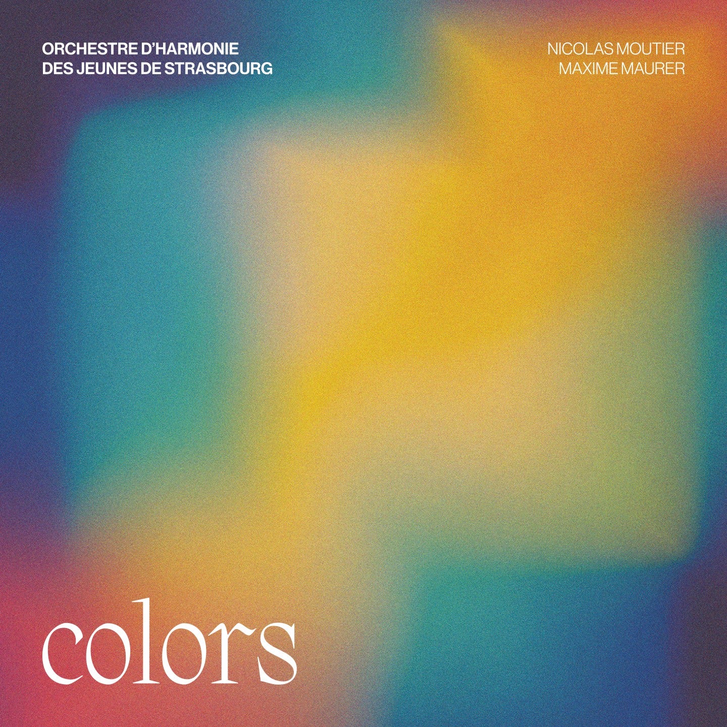 Pochette de : COLORS - ORCHESTRE D'HARMONIE DES JEUNES DE STRASBOURG / MAXIME MAURER / NICOLAS MOUTIER (CD)