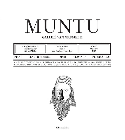 Pochette de : MUNTU - GUILLAUME LAVERGNE (DOUBLE VINYLE 33T)