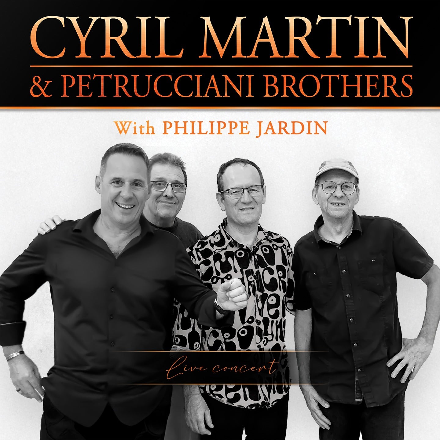 Pochette de : CYRIL MARTIN & PETRUCCIANI BROTHERS - CYRIL MARTIN (CD)