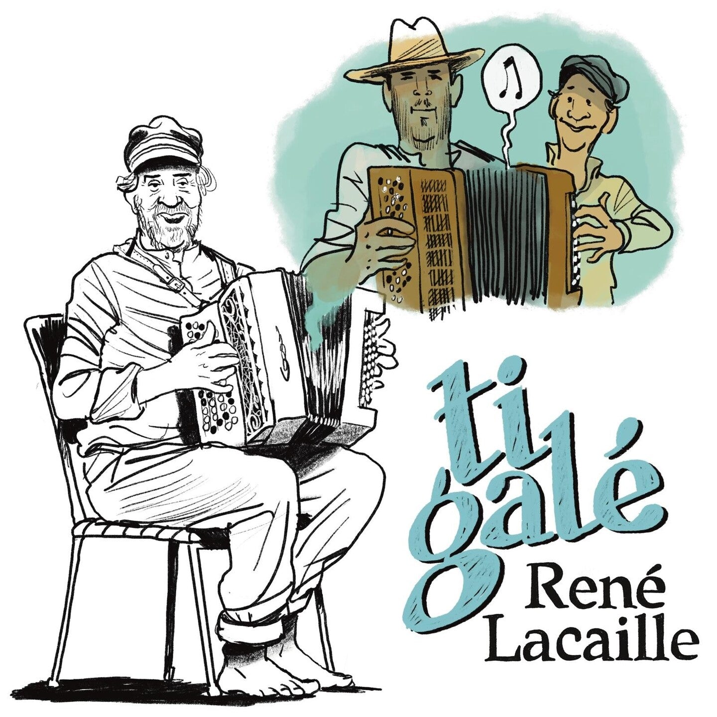 Pochette de : TI GALÉ - RENÉ LACAILLE (VINYLE 33T)