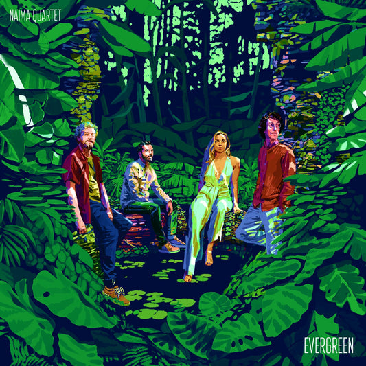 Pochette de : EVERGREEN - NAÏMA QUARTET (VINYLE 33T)