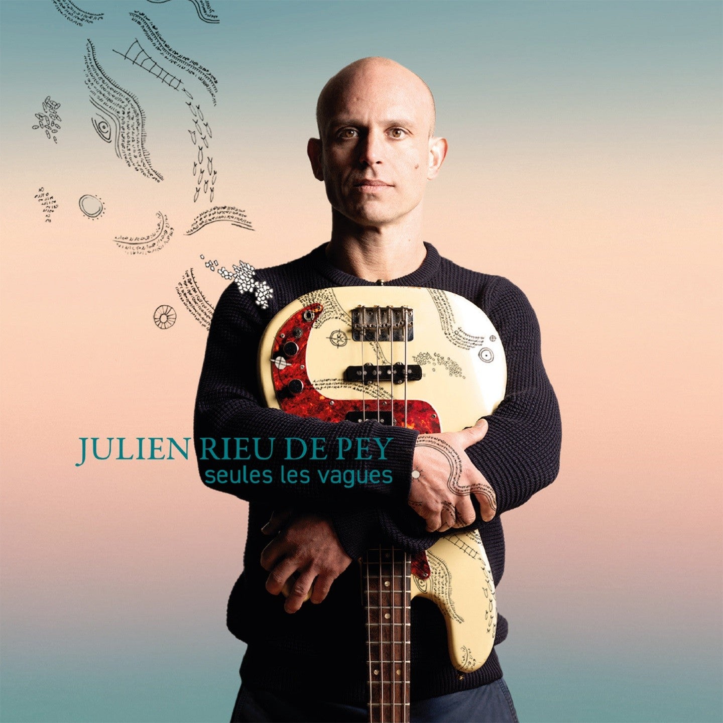 Pochette de : SEULES LES VAGUES - JULIEN RIEU DE PEY (CD)