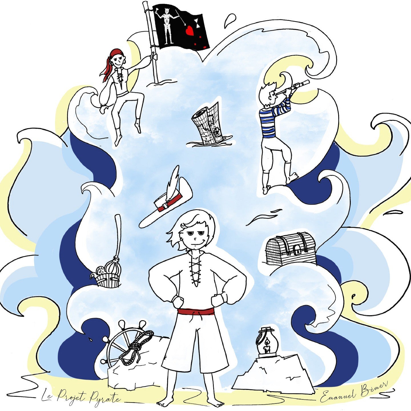 Pochette de : LE PROJET PYRATE - EMANUEL BÉMER (CD)