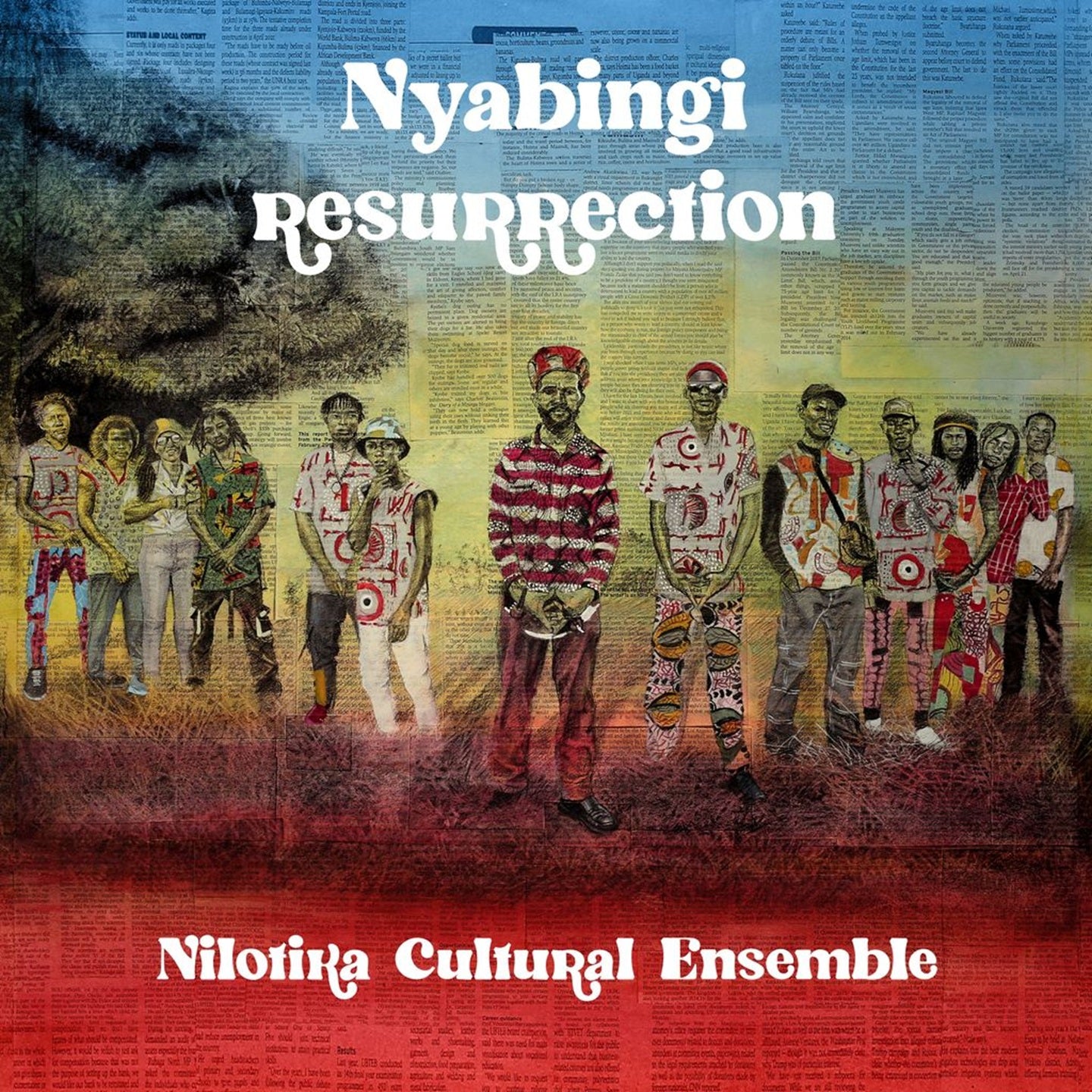 Pochette de : NYABINGI RESURRECTION - NILOTIKA CULTURAL ENSEMBLE (DOUBLE VINYLE 33T)