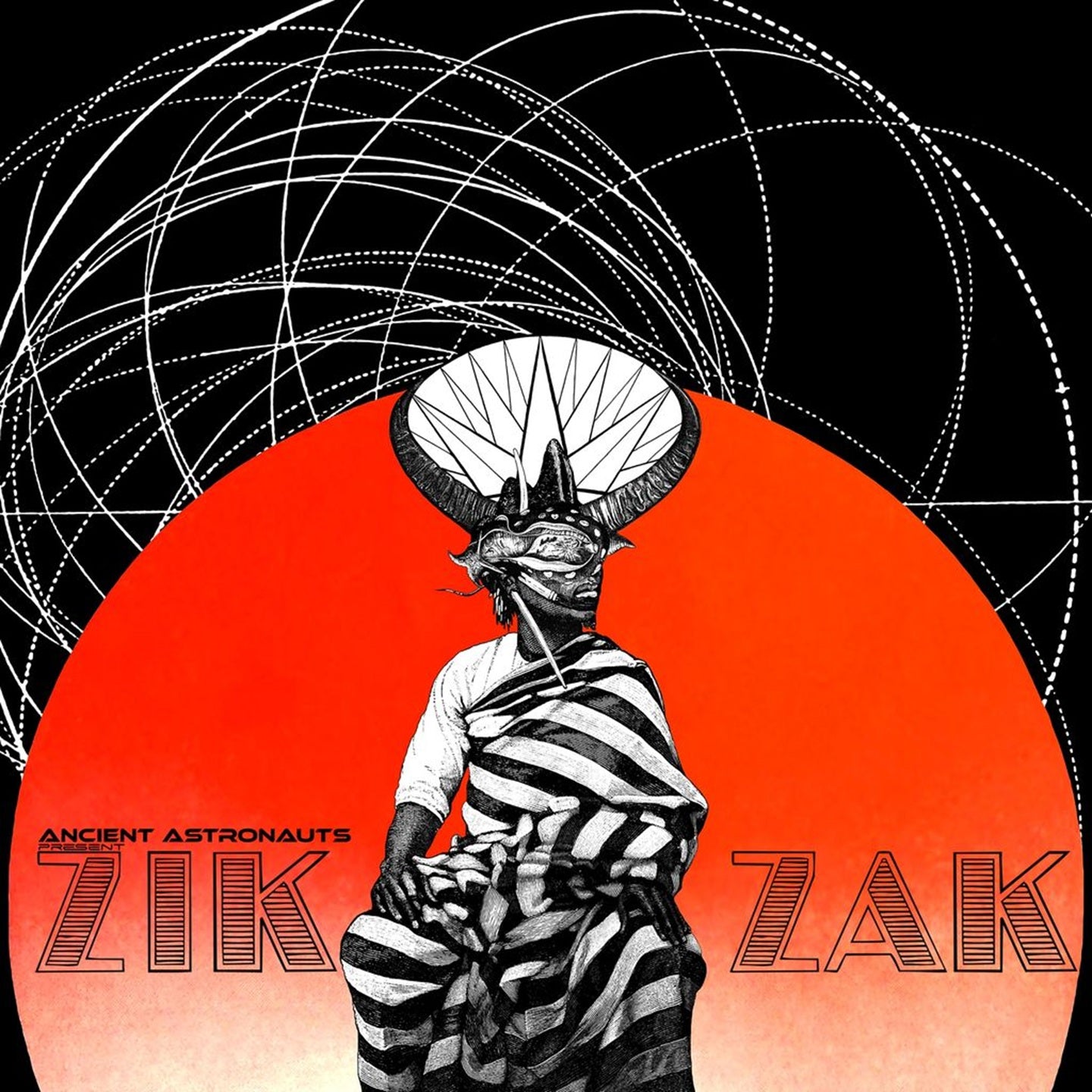 Pochette de : ZIK ZAK - ANCIENT ASTRONAUTS (DOUBLE VINYLE 33T)