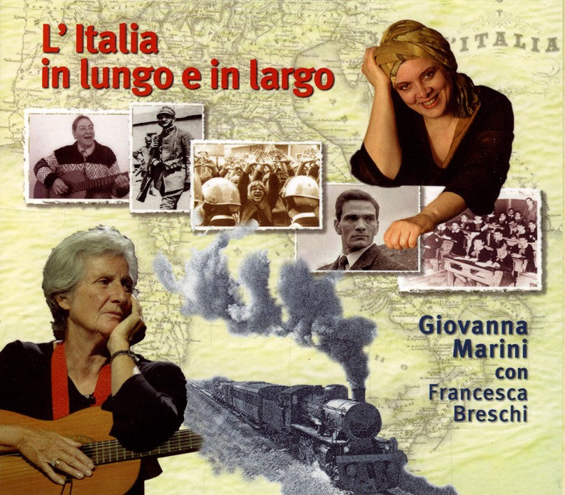 Pochette de :  L'ITALIA IN LUNGO E IN LARGO  - GIOVANNA MARINI (CD)