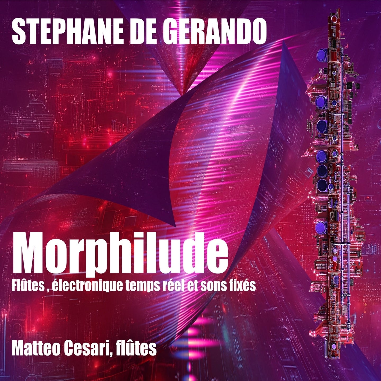 Pochette de : MORPHILUDE - MATTEO CESARI - STEPHANE DE GERANDO MORPHILUDES (CD)