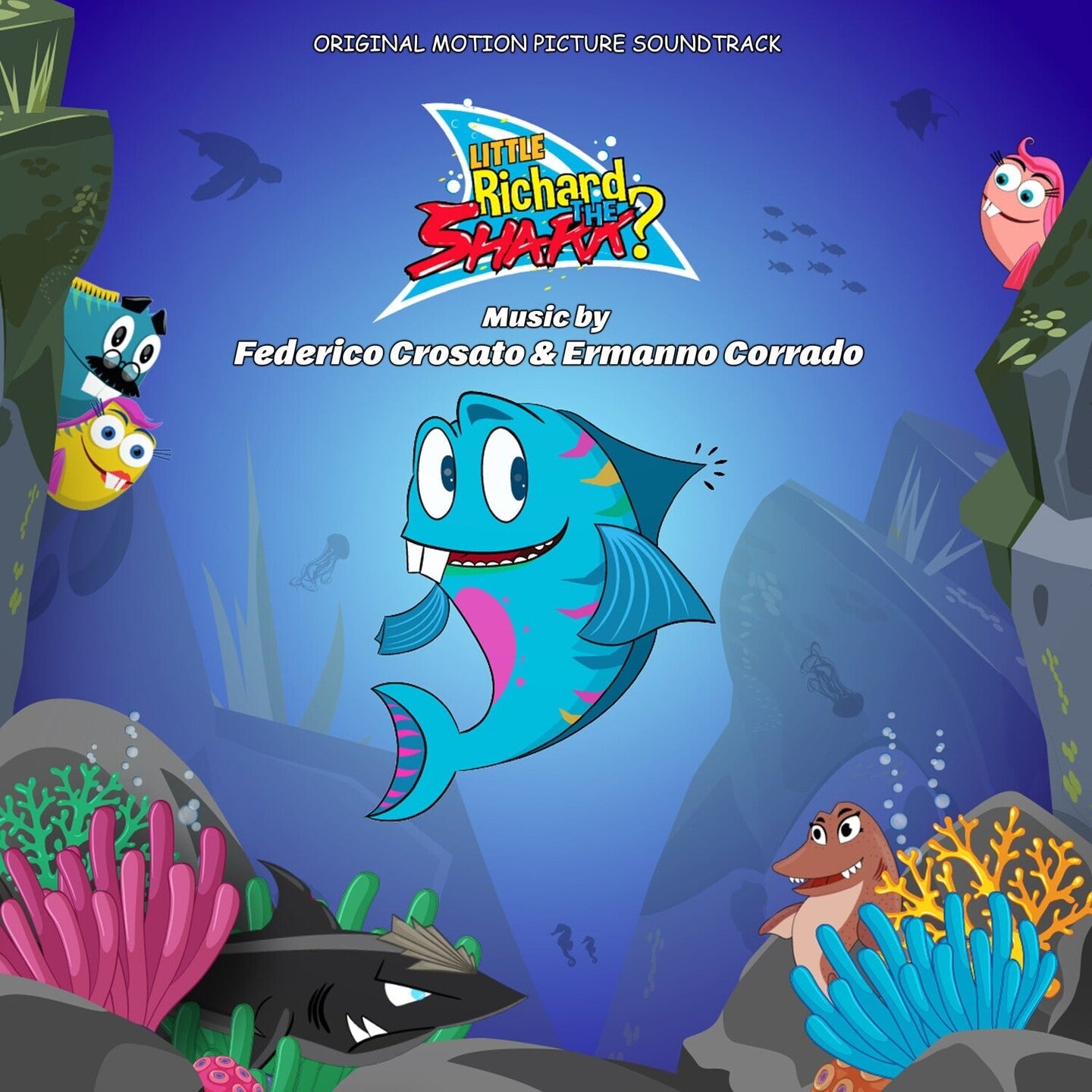 Pochette de : LITTLE RICHARD THE SHARK? (ORIGINAL MOTION PICTURE SOUNDTRACK) - FEDERICO CROSATO, ERMANNO CORRADO (CD)