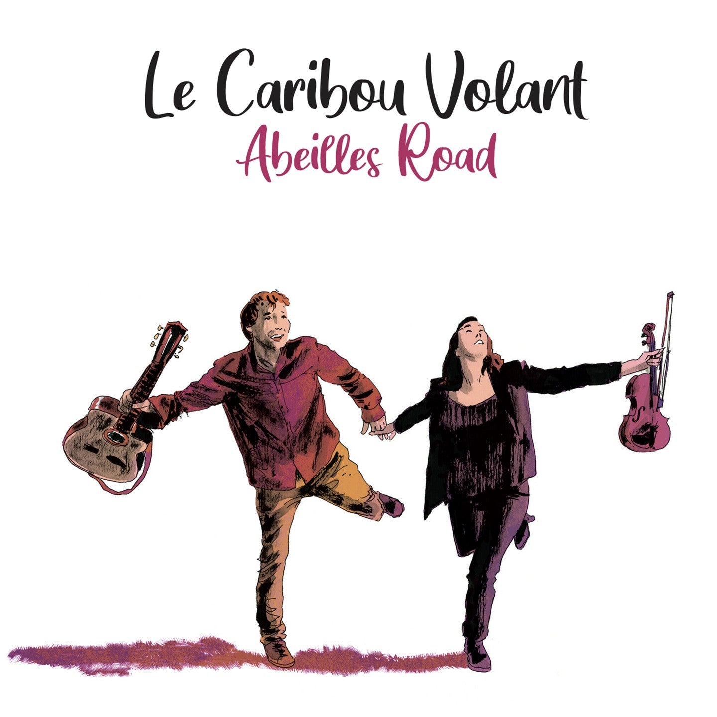 Pochette de : ABEILLES ROAD - LE CARIBOU VOLANT (CD)