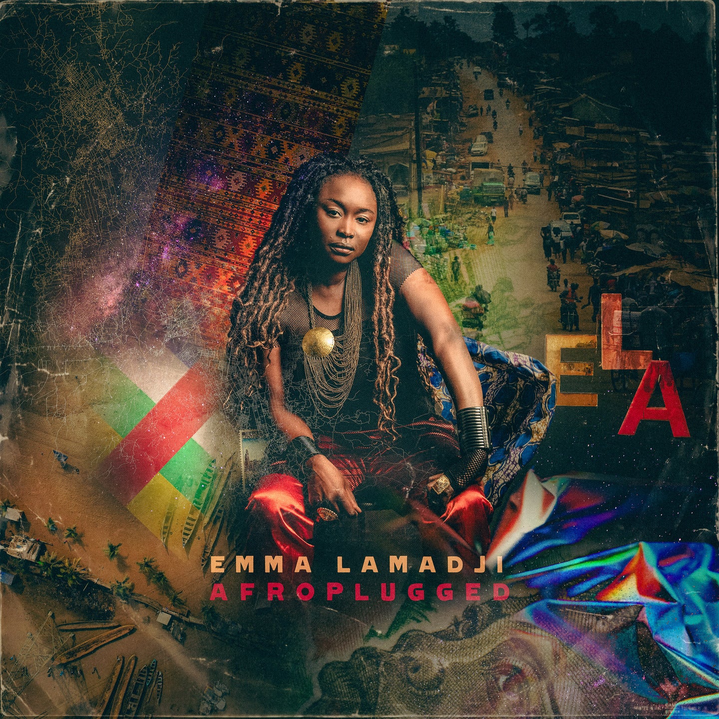 Pochette de : EMMA LAMADJI AFROPLUGGED - EMMA LAMADJI (CD)
