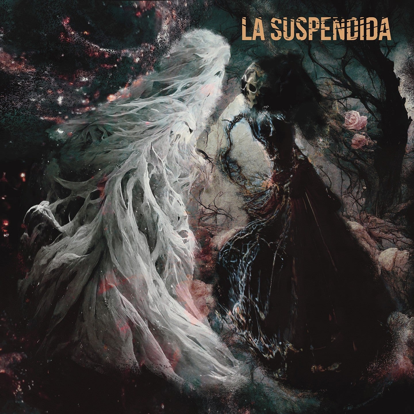 Pochette de : LA SUSPENDIDA - LA SUSPENDIDA FEAT. KILTER, ANDROMEDA ANARCHIA, GROWLERS CHOIR, SEVEN)SUNS (CD)