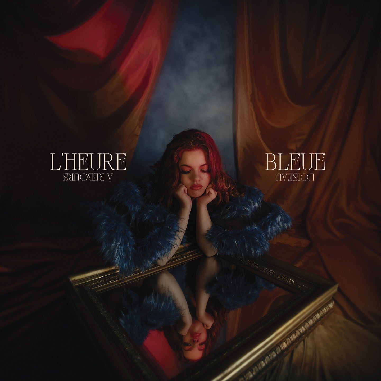 Pochette de : L'OISEAU À REBOURS - L'HEURE BLEUE (VINYLE 33T)