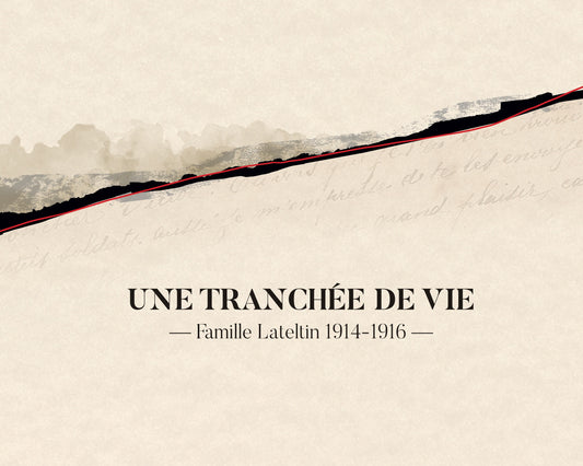 Pochette de : UNE TRANCHÉE DE VIE - ROMAIN LATELTIN (LIVRE CD)