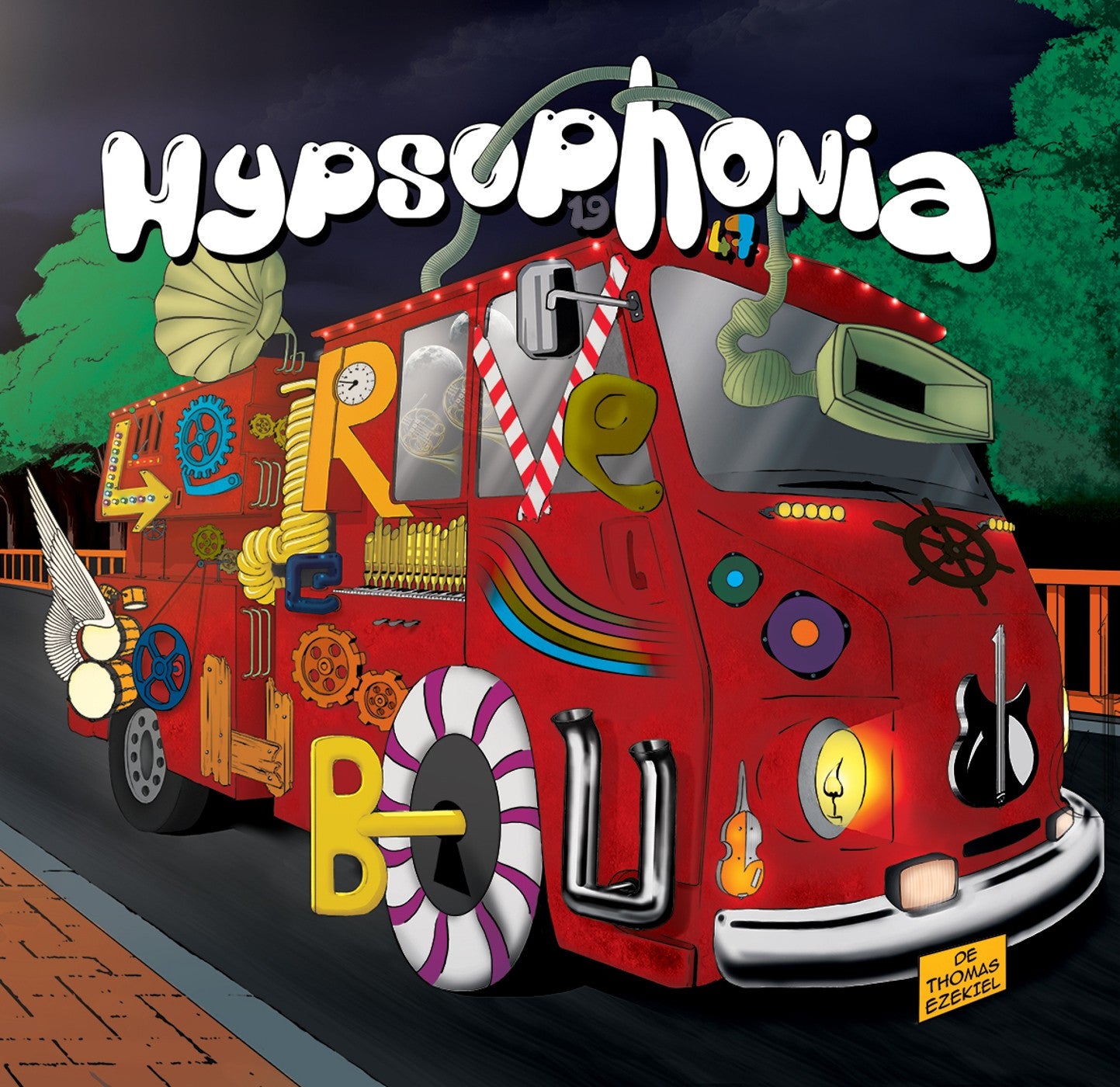 Pochette de : HYPSOPHONIA 19H47 - THOMAS EZEKIEL (CD)