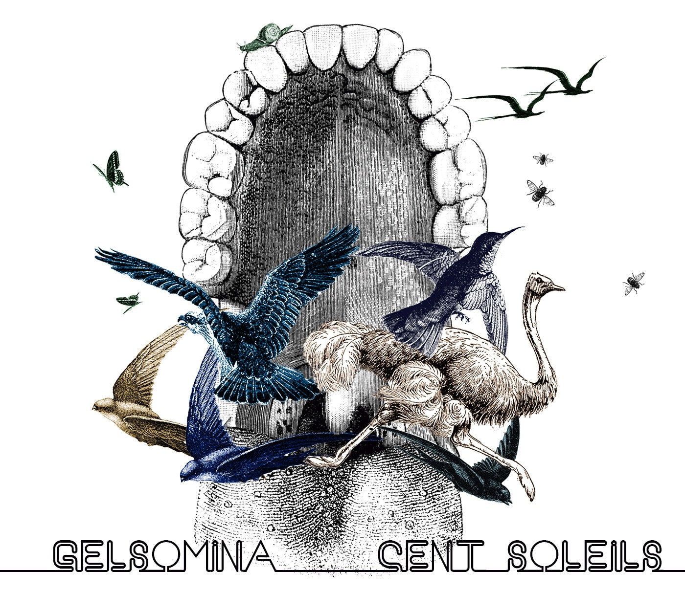 Pochette de : CENT SOLEILS - GELSOMINA (CD)