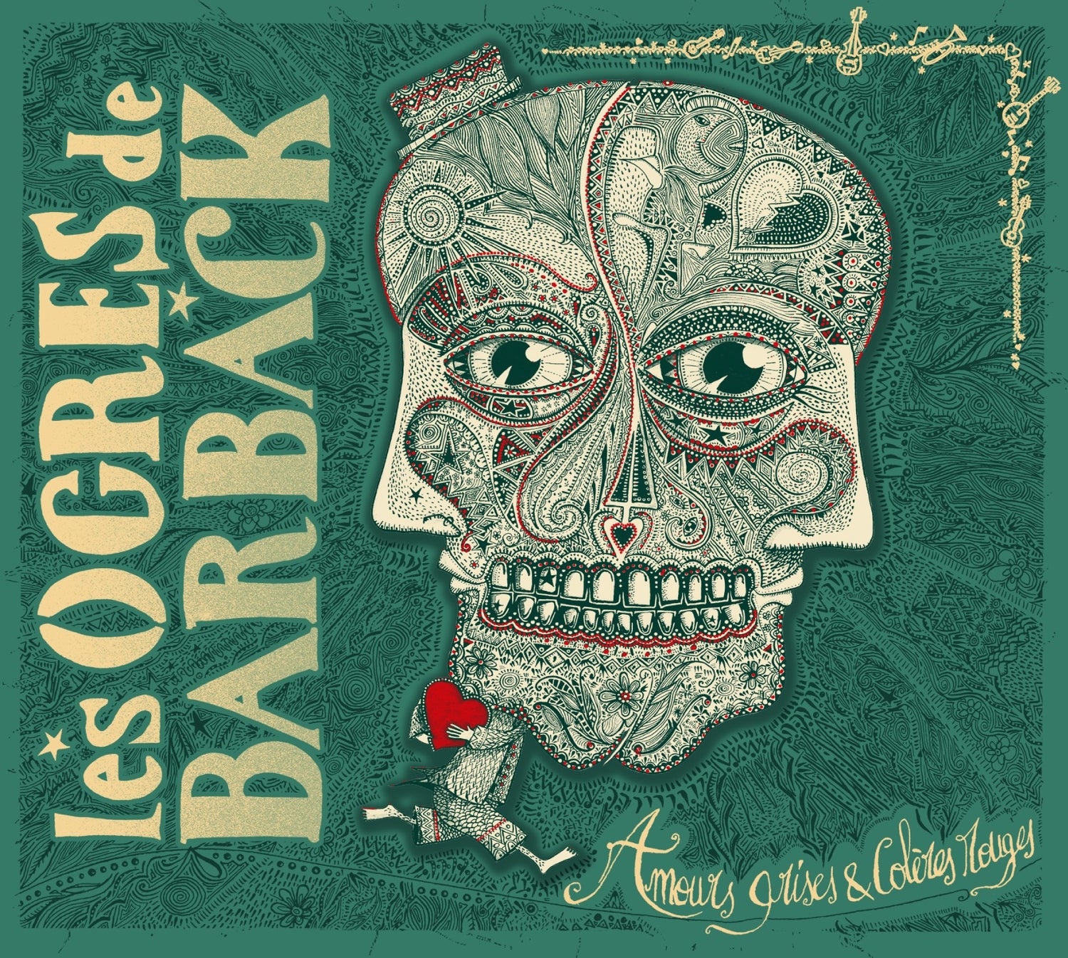 Pochette de : AMOURS GRISES & COLÈRES ROUGES - OGRES DE BARBACK (CD)