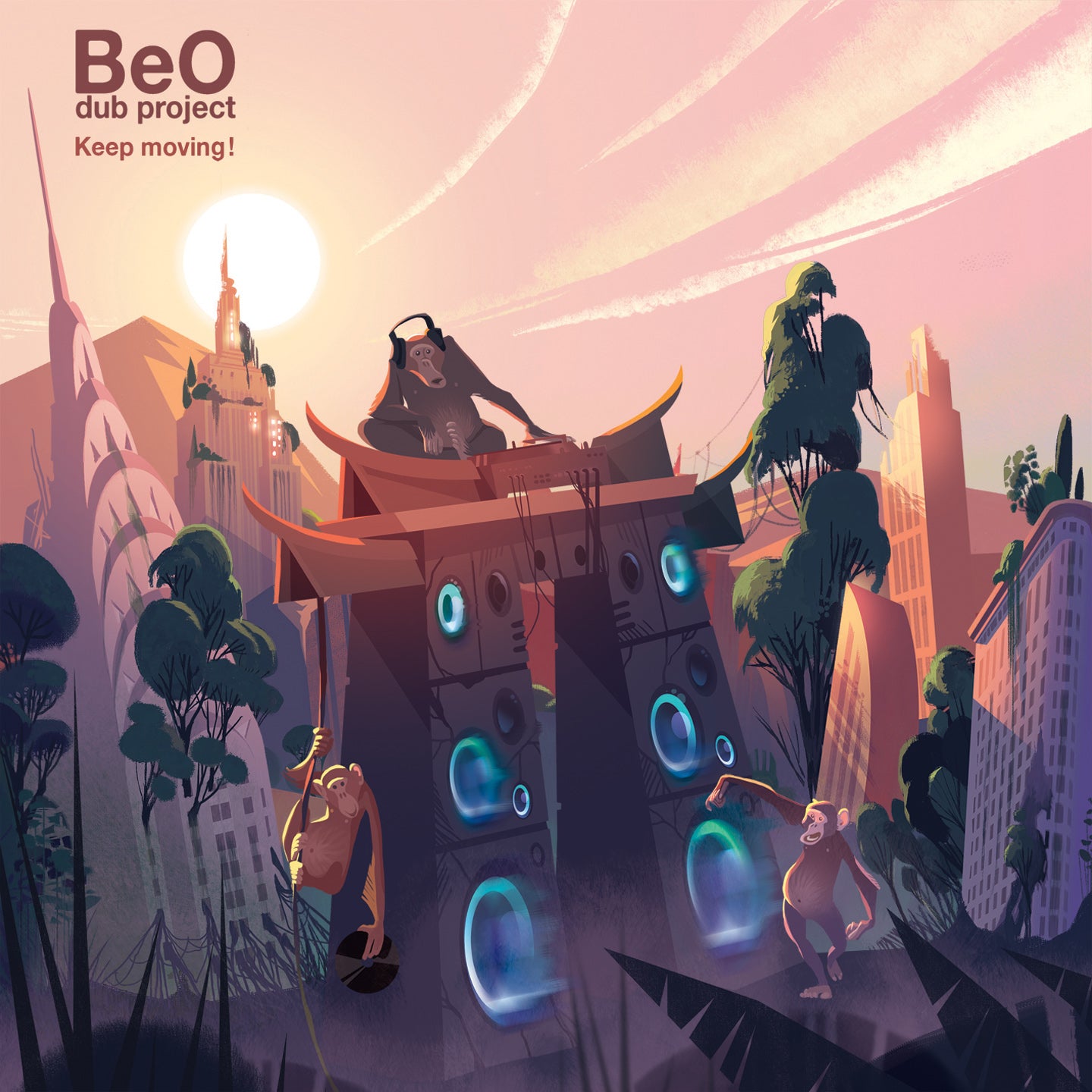 Pochette de : KEEP MOVING! - BEO DUB PROJECT (33T)