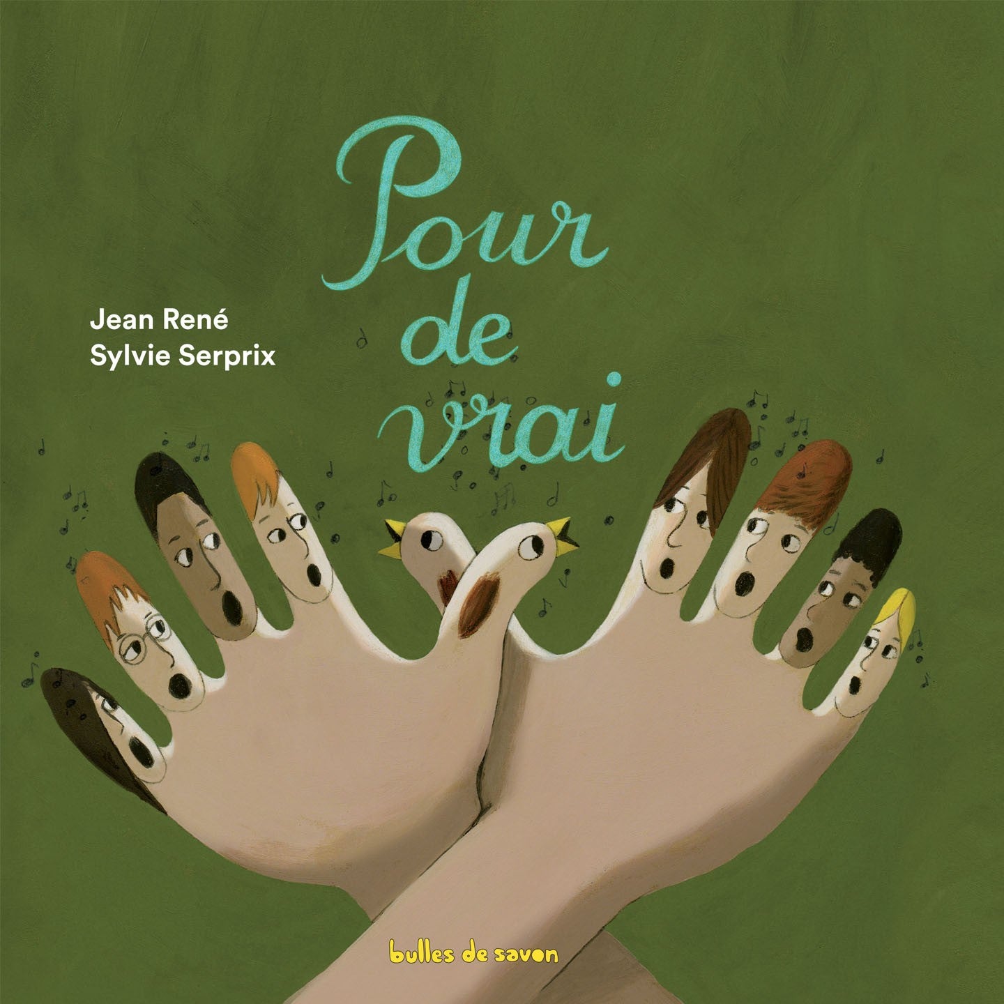 Pochette de : POUR DE VRAI - JEAN RENE (LIVRE CD)