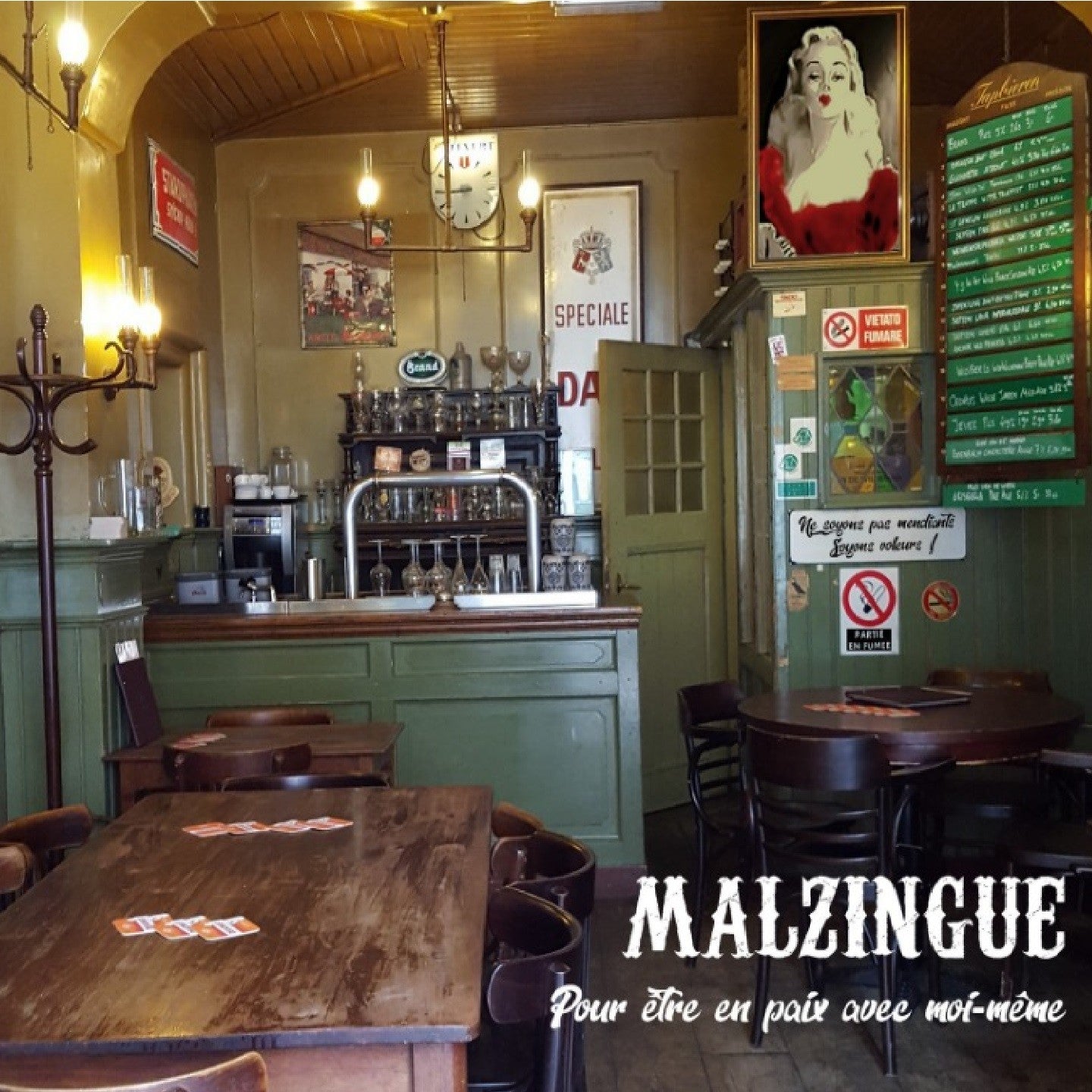 Pochette de : POUR ETRE EN PAIX AVEC MOI MEME - MALZINGUE (CD)