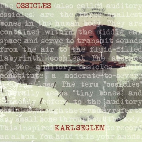 Pochette de : OSSICLES - KARL SEGLEM (CD)