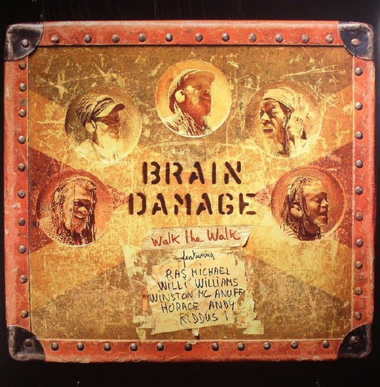 Pochette de : WALK THE WALK - BRAIN DAMAGE (33T)