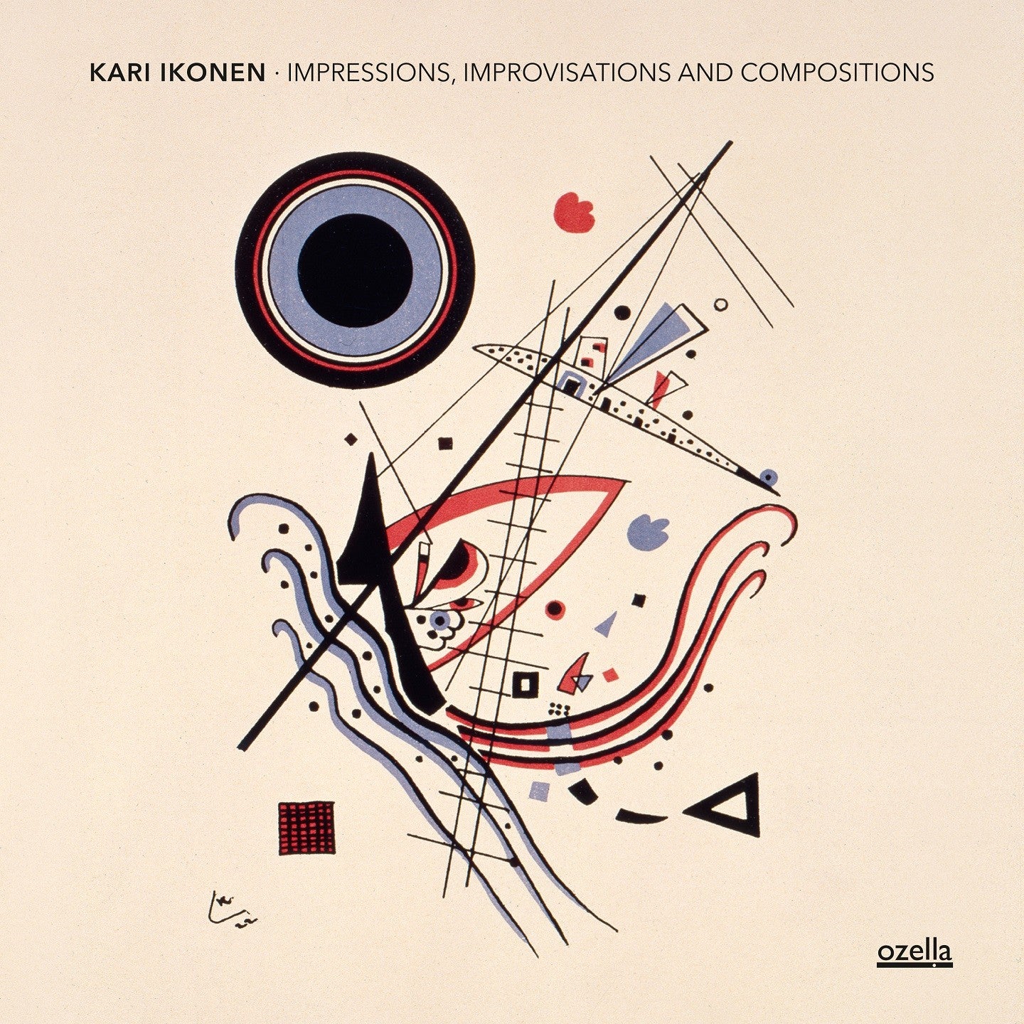 Pochette de : IMPRESSIONS, IMPROVISATIONS AND COMPOSITIONS - KARI IKONEN (CD)