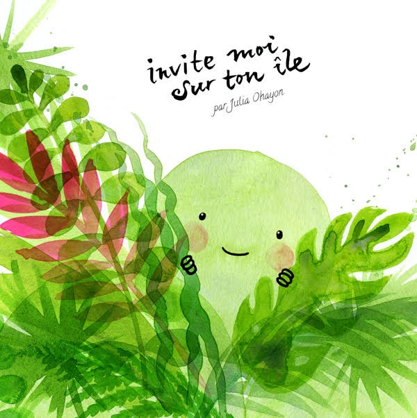 Pochette de : INVITE MOI SUR TON ÎLE - JULIA OHAYON (CD)