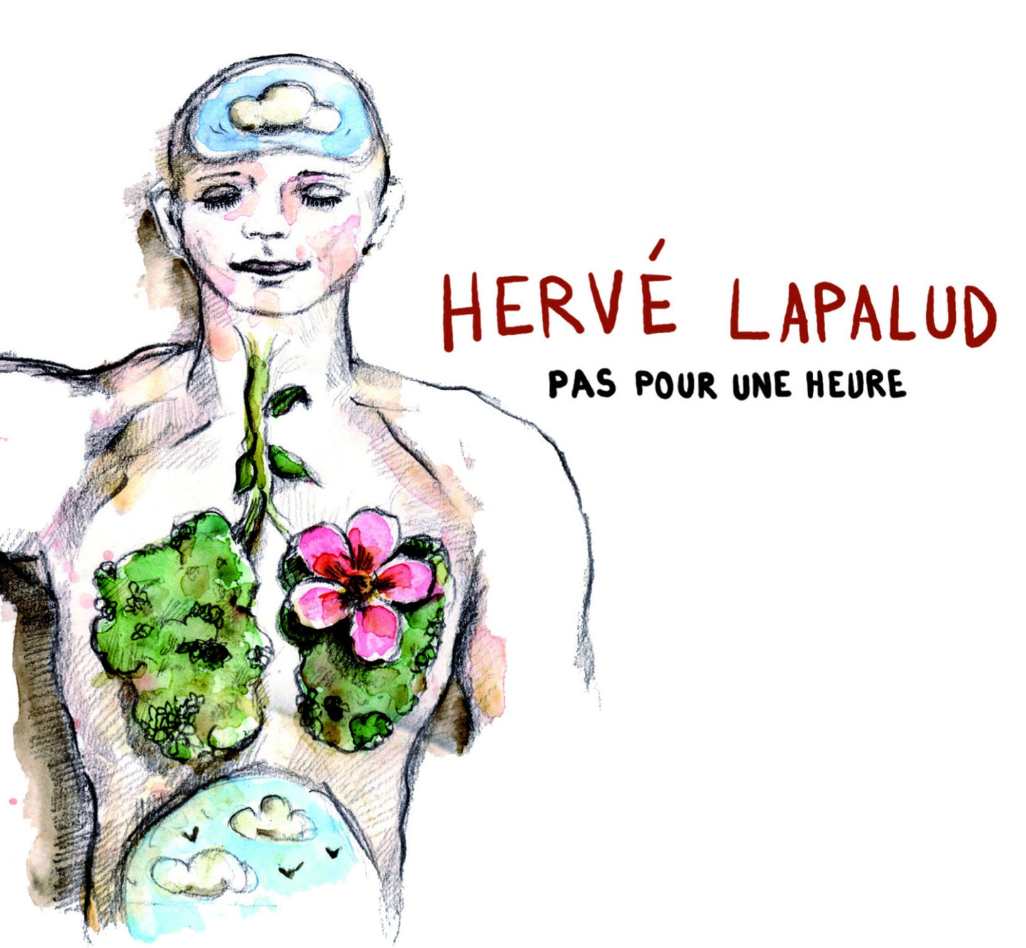 Pochette de : PAS POUR UNE HEURE - HERVE LAPALUD (CD)