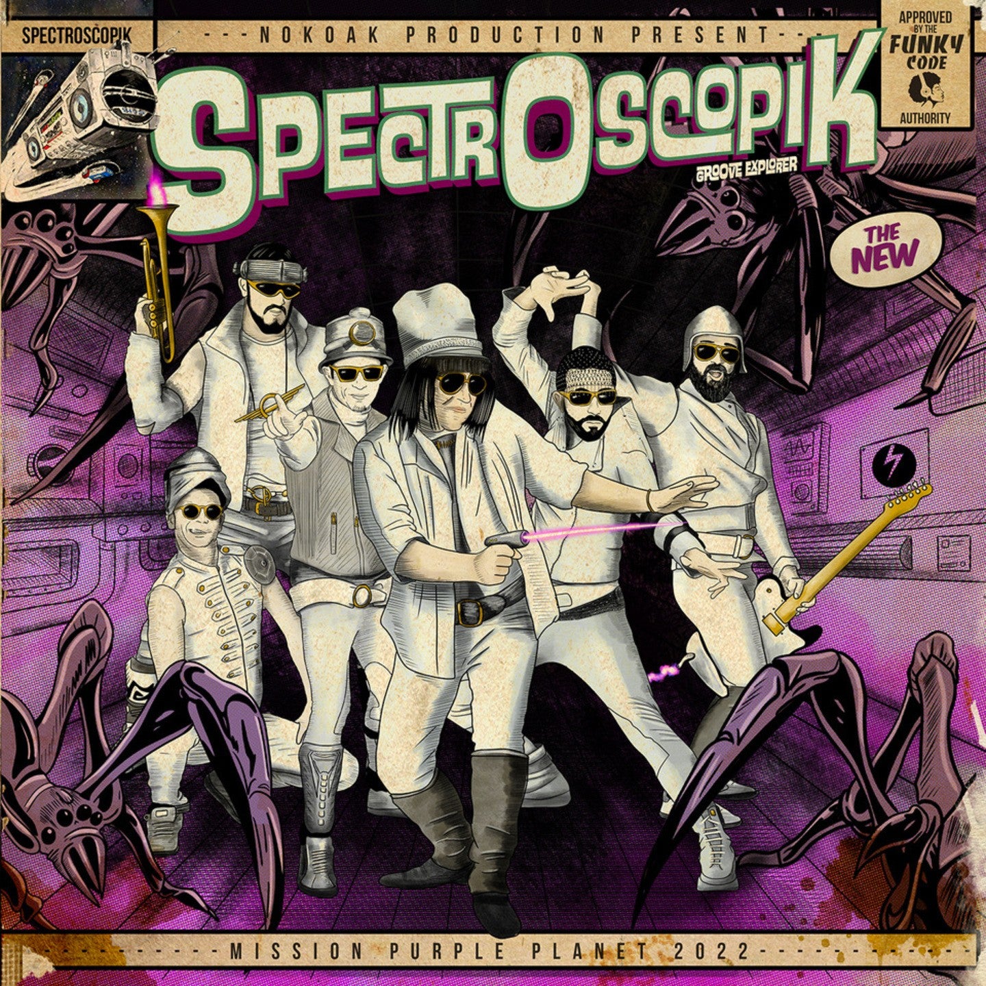 Pochette de : MISSION PURPLE PLANET 2022 - SPECTROSCOPIK (33T)