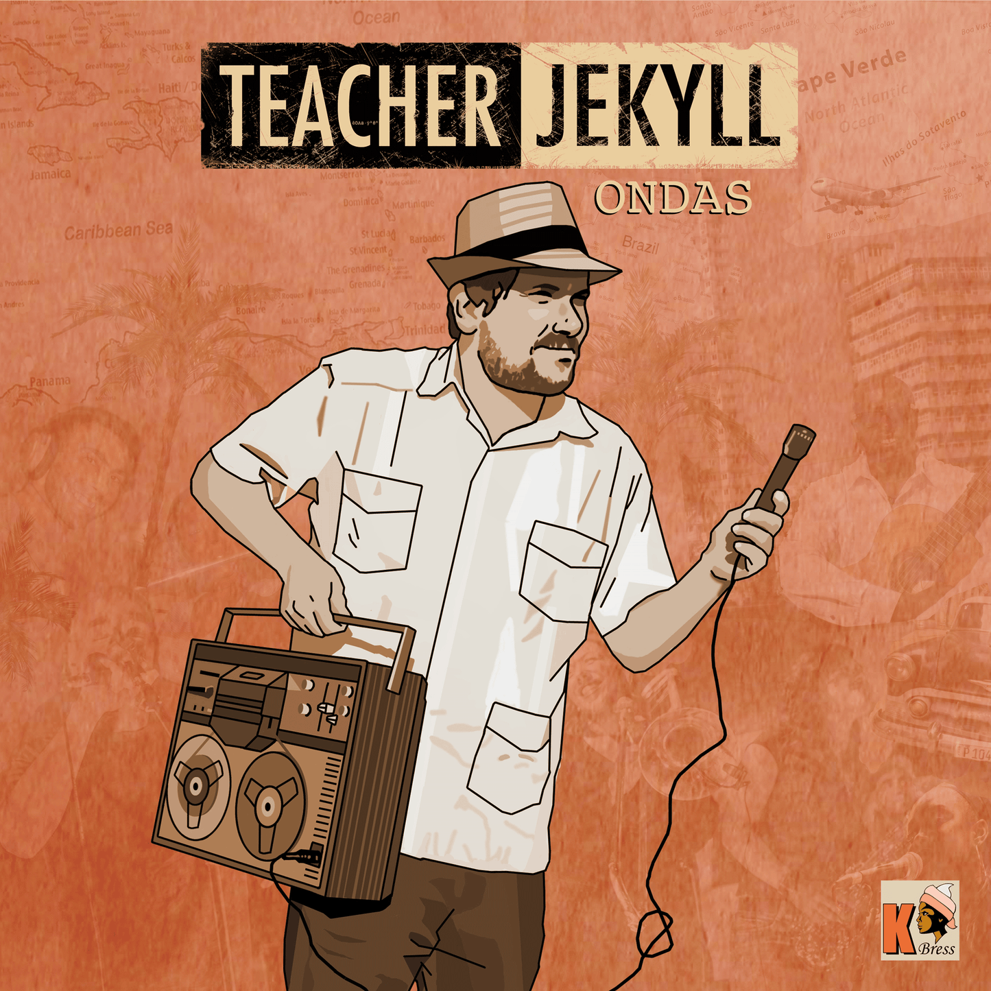 Pochette de : ONDAS - TEACHER JEKYLL (33T)