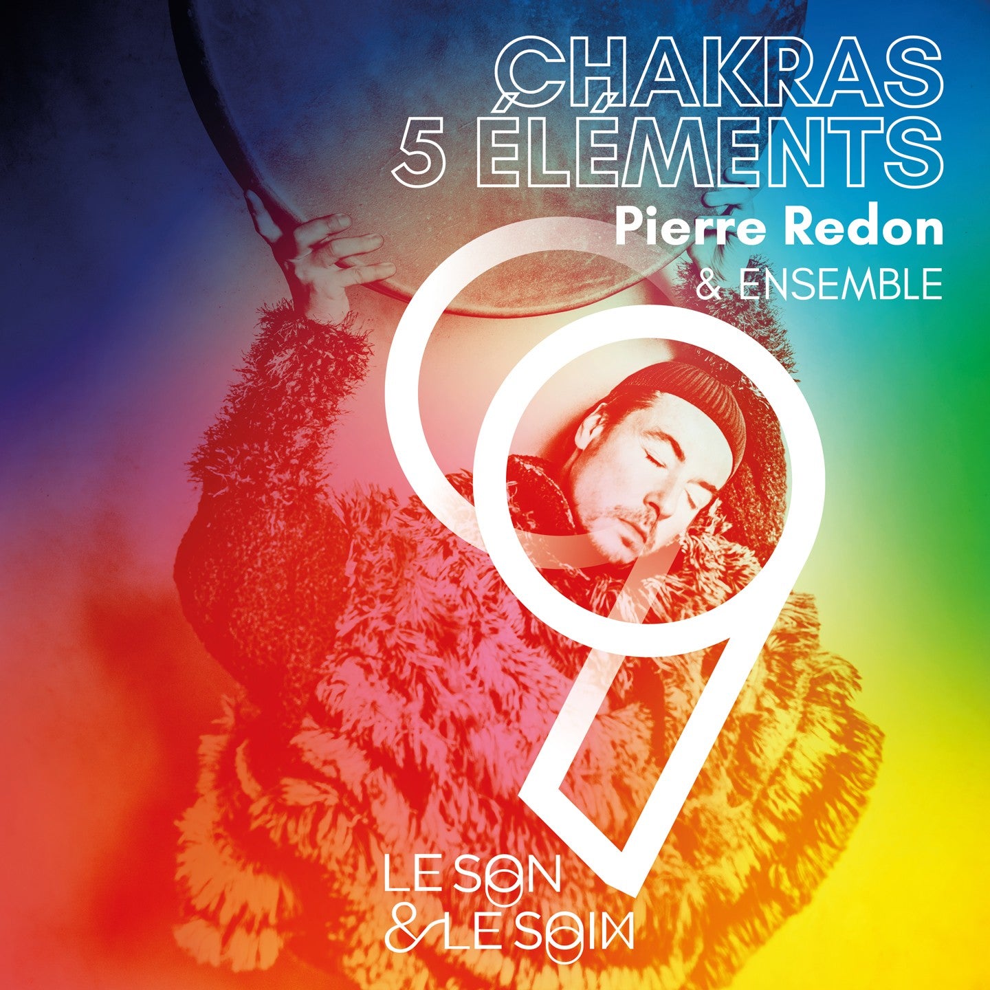 Pochette de : CHAKRAS & 5 ÉLÉMENTS - PIERRE REDON (DOUBLE CD)