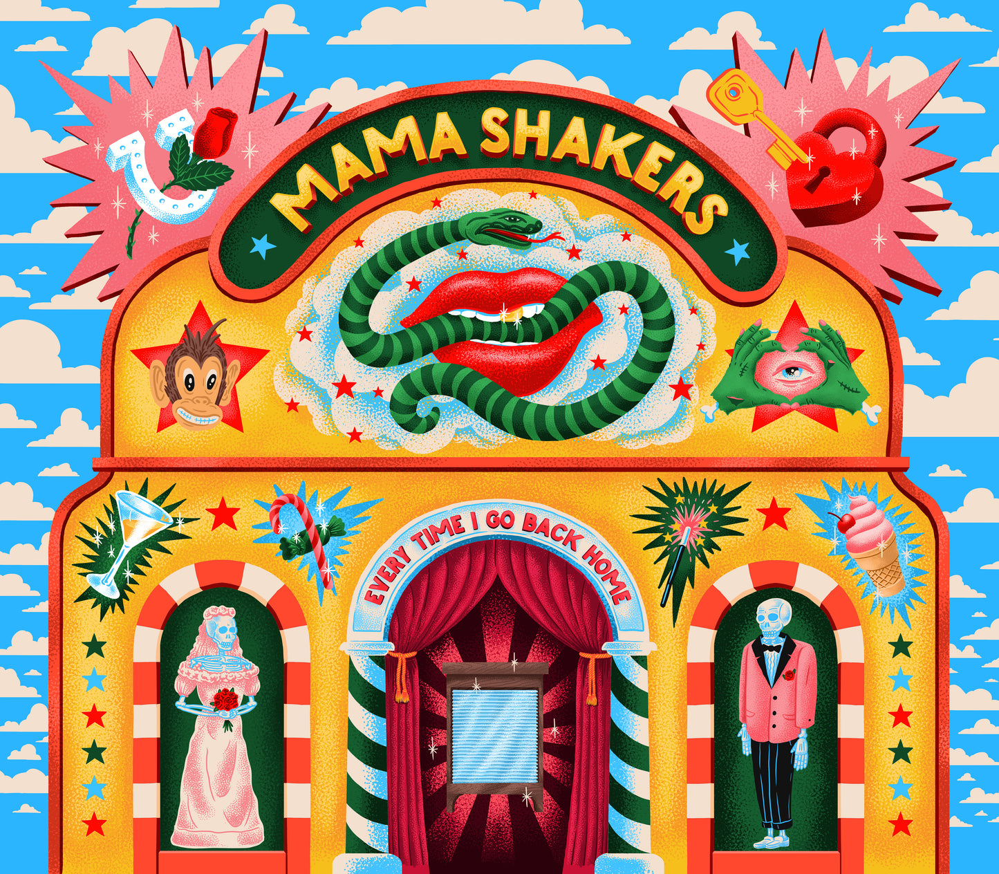 Pochette de : EVERY TIME I GO BACK HOME - MAMA SHAKERS (CD)